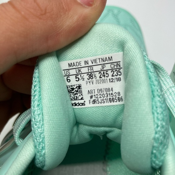 Adidas Rapidarun Womens Running Shoes Green Sz 6 - Picture 8 of 10